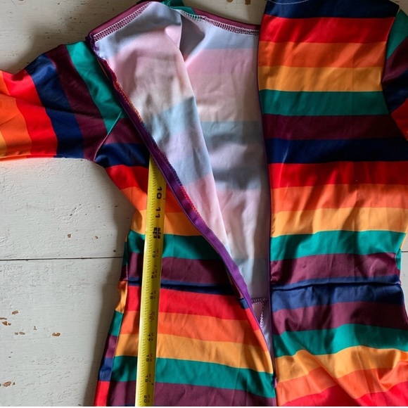 🌈 Rainbow long sleeved jumpsuit size L🌈 - Picture 5 of 9